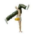 thumbnail image 4 of 1/64 Figure Street Dancer Miniature for Fairy Garden Desktop Ornament Layout Green, 4 of 8