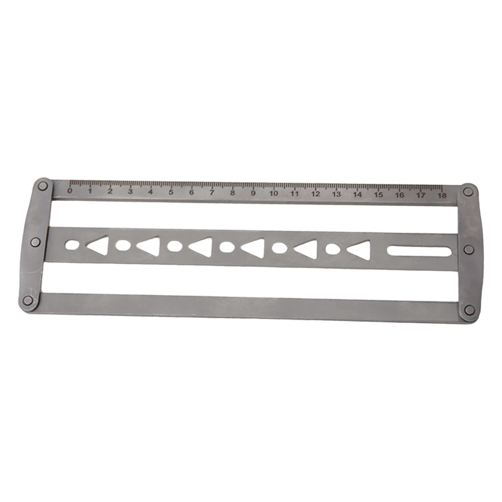 FVDPWYE Belt Positioning Auxiliary Ruler DIY Handcraft Belt Hole Punch Belt End Tool Triangle