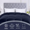 thumbnail image 3 of Comforters Queen Size All Season Duvet Insert Down Alternative Box Stitched Bed Comforter with Corner Tabs Machine Washable (), 3 of 7