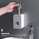 thumbnail image 3 of Dispensador de pasta de dientes automático para pared, resistente al agua y al polvo, color gris, 3 of 8