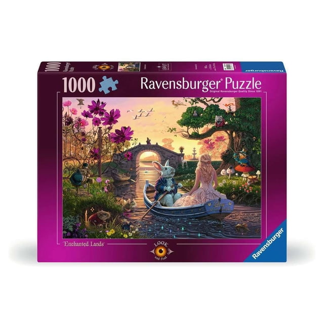 Rompecabezas Ravensburger Enchanted Lands Look & Find 1000 piezas