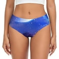thumbnail image 1 of Fotbe Dreamy Colorful Starry Sky Calzones Estampados para Mujer – Ropa Interior de Algodón, Cómoda, Suave y Elástica-XX-Large, 1 of 6