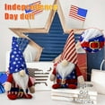 thumbnail image 4 of Chmadoxn Gnome Patriotic 4th of July Gnomes Plush American Independence Day Faceless Doll Christmas Fourth of July Veterans Day Scandinavian Tomte Ornaments Home Tiered Tray Decorations, 4 of 5