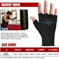 thumbnail image 5 of RDX Boxing Hand Wraps Inner Gloves for Punching - Half Finger Elasticated Bandages under Mitts Fist Protection - Great for MMA, Muay Thai, Kickboxing, Martial Arts Training, Combat Sports, 5 of 7