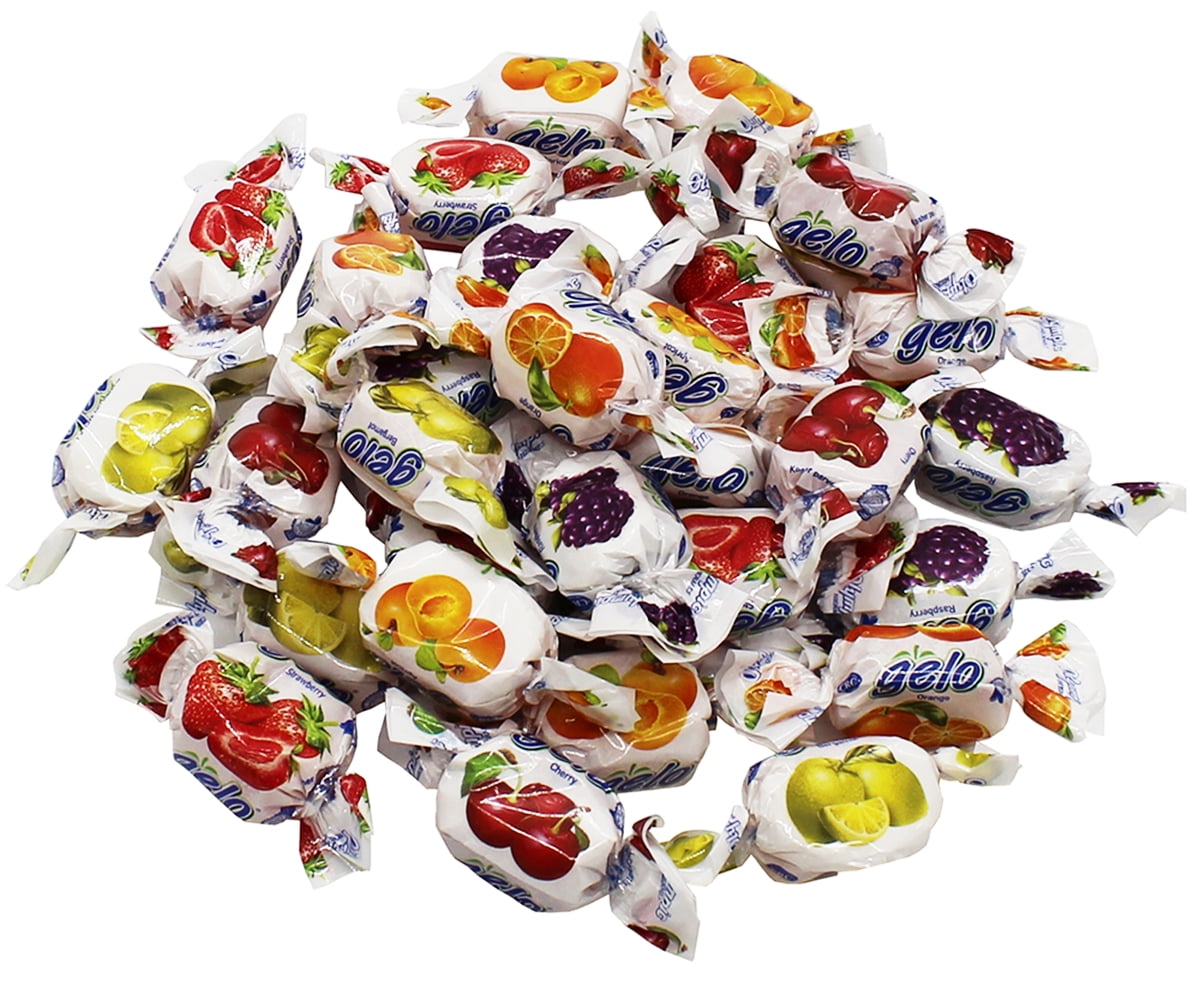 Gelo Assorted Kosher Bonbons with Fruit Juices (Large)