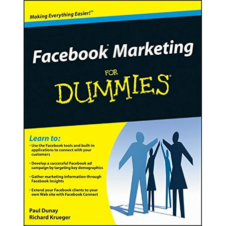 Facebook Marketing For Dummies Pre-Owned Paperback 0470487623 9780470487624 Paul Dunay Richard Krueger