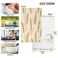 thumbnail image 6 of Yayeee 2 Pack Hand Towels for Bathroom 100% Cotton 16" x 28" Soft Absorbent Kitchen Towel, Wheat Ears Pattern, 6 of 7