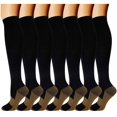 thumbnail image 1 of Calcetines de compresión Double Couple, cobre, 20-30 mmHg, XXL, negros, 1 of 7