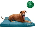 thumbnail image 5 of FurHaven Pet Products Indoor/Outdoor Oxford Orthopedic Deluxe Mattress Pet Bed for Dogs & Cats - Deep Lagoon, Jumbo, 5 of 13