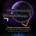 thumbnail image 4 of Reemplazo de Riel Deslizante, Duradero de 1 Par Consola de Juegos de Riel de Deslizamiento Segura Rendimiento ESTA, 4 of 7