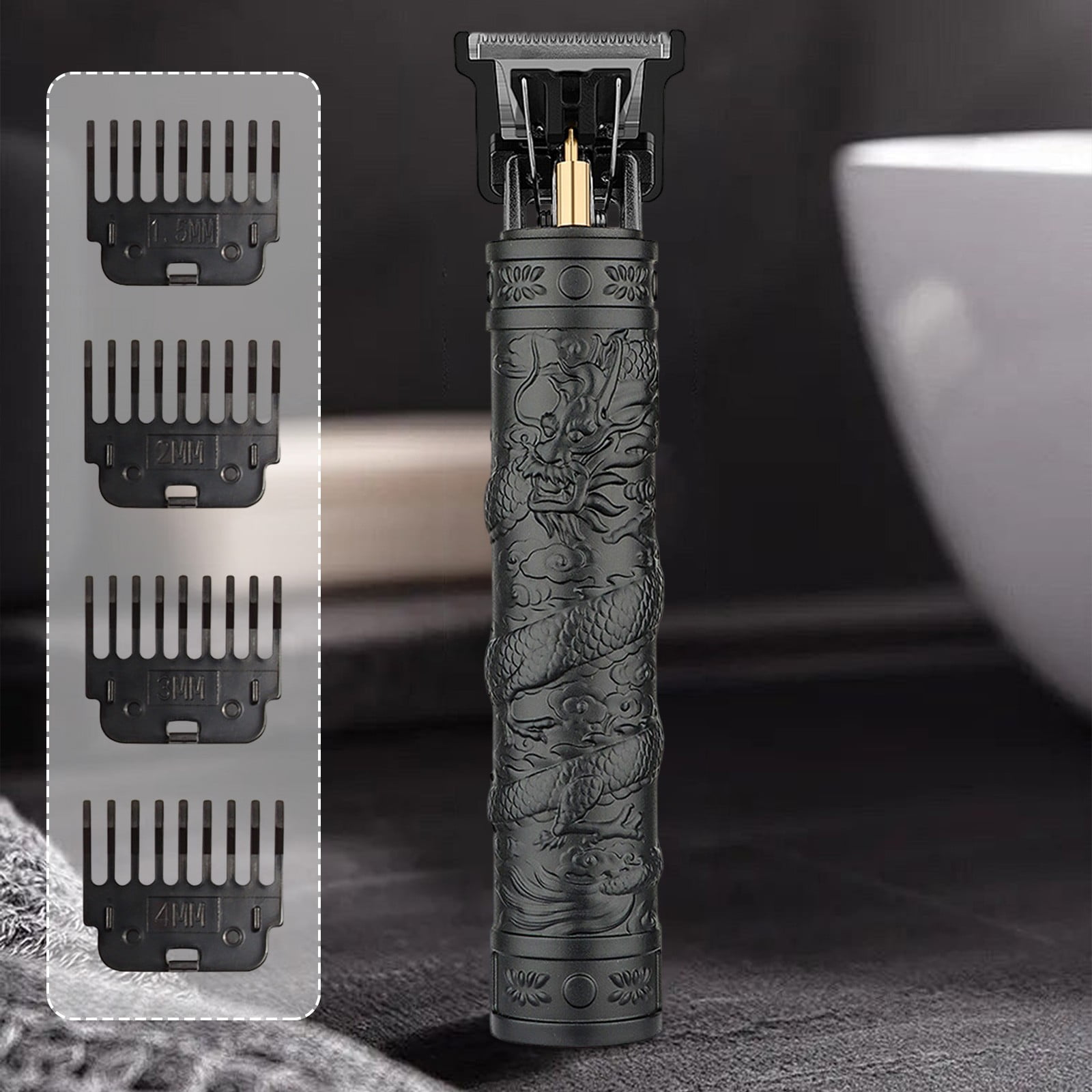 Taotanxi Hair Clippers for Men, Professional Hair Trimmer Cordless Zero Gapped T-Blade Trimmer Rechargeable Beard Trimmer, Mens Gifts Hair Grooming Set for Hair Cutting