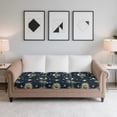 thumbnail image 6 of Xoenoiee Universe Moon Star Print Sofa Cushion Covers Jacquard High Stretch Fabric Furniture Protector for Living Room, Washable Sofa Seat Slipcover for Kids Pets, 6 of 7