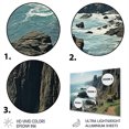 thumbnail image 3 of Designart "Cliffs Along the Coastal Ocean II" Landscapes Metal Wall Decor, 3 of 5