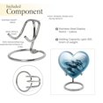 thumbnail image 4 of Dolphin Aquatic Grace Ballet Urns For Human Ashes - Cremation Urns For Ashes For Men - Adult Urns For Human Ashes Men - Cremation Urns For Adult Ashes Women - Heart Urns (Size -3inch, 4pcs), 4 of 5
