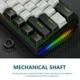 thumbnail image 4 of PPgejGEK Wired 60 Mechanical Gaming Keyboard RGB Backlit Compact 61 Keys Keyboard with Blue Switches for PC Clearance Sales, 4 of 7