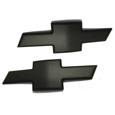 matte black chevy bowtie