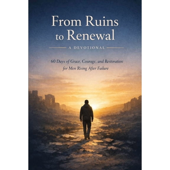 Faith Based Devotional (Christian) From Ruins to Renewal: A 60-Day Christian Devotional for Men: Healing After Failure, Rediscovering Purpose, and Walking , (Paperback)