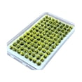 thumbnail image 2 of yuksok Artificial DIY Miniature Flower Cluster Grass Tufts Diorama Layout Scenery Model Light Yellow, 2 of 9
