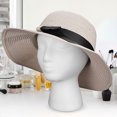 thumbnail image 5 of MLINS 4 pcs  Female Head Model Foams Model Head Mannequin Head for Hats Wigs Display, 5 of 8
