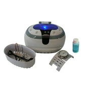 iSonic CD2800 Personal Ultrasonic Cleaner, 0.6 L Capacity, White, 110V, for Jewelry, Eyeglasses and Watches