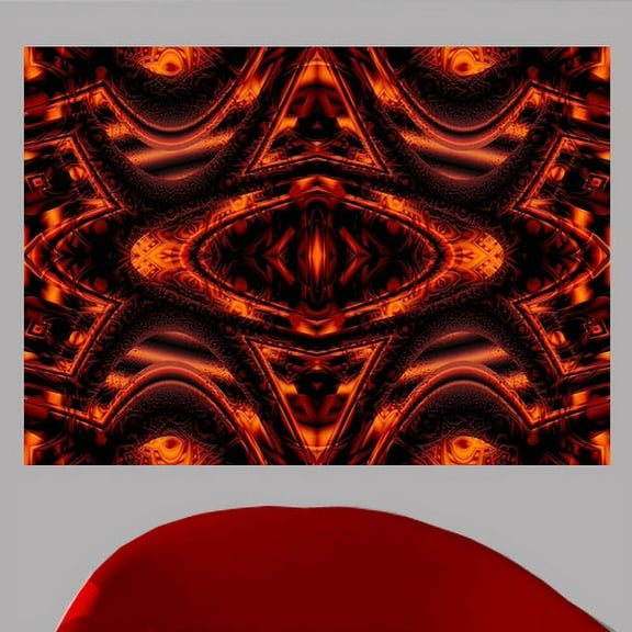 Wallhogs Xzendor7 Corridors of The Deep Space SymQuad Evolution Wall Mural