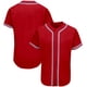 thumbnail image 3 of Camiseta de béisbol en blanco con cuello en V y botones completos para hombre o niño, uniforme de softbol transpirable, cualquier color, regalo de cumpleaños, estilo callejero de hip hop, 3 of 4