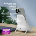thumbnail image 3 of Creative mobile phone holder, vertical small chair wireless charger, wireless charging, led night light, continuous heat dissipation, intelligent temperature control, drama support frame., 3 of 8