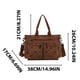 thumbnail image 4 of Bolso Tote de Pana con Estampado de Fresas para Mujer - Bolsa de Gimnasio y Playa de Gran Capacidad con Compartimento para Zapatos | Bolso Bandolera de 36 X 26 X 16 Cm, 4 of 5