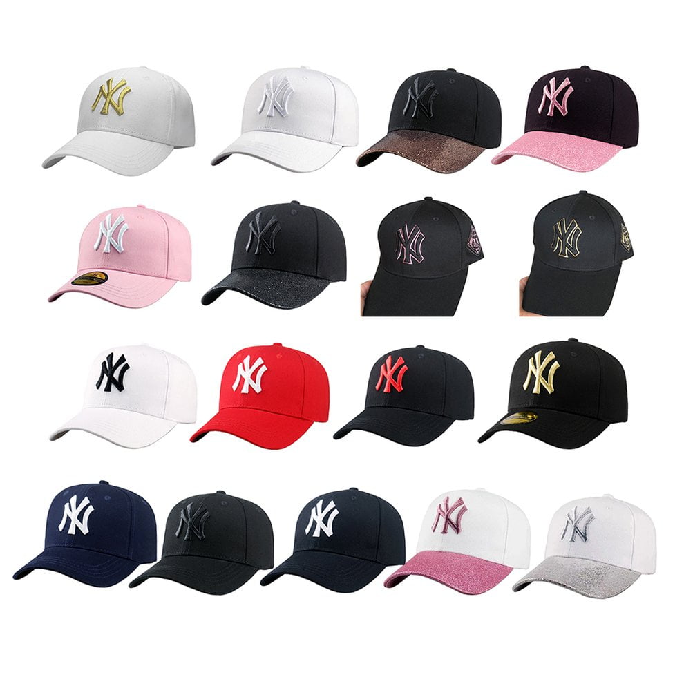 distressed ny baseball cap