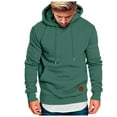 thumbnail image 2 of Gibobby Mens Hoodie Sweatshirt Zip Up Hooded Sweatshirts Soft Casual Hoodies(Dark Green,XL), 2 of 4