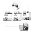 thumbnail image 2 of 3Pcs/Set Rolled Hem Pressure Foot Sewing Hem Pressure Foot Machine Presser Foot Replacement For Singer/Brother Low Shank Adapter Xingzhi, 2 of 9