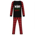 thumbnail image 3 of 2025 Family Matching Christmas Pajamas Set,Chrismas Printed Long-Sleeved Tshirt Tops and Plaid Trousers Holiday Sleevewear Family Parent-Child Clothing, 3 of 8