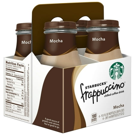 Starbucks Frappuccino Mocha Chilled Coffee Drink, 9.5 Fl. Oz., 4 (Best Starbucks Drink Frappuccino)