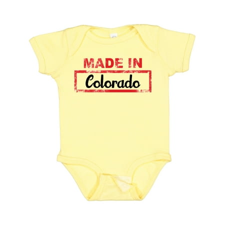 

Inktastic Made in Colorado Stamp Gift Baby Boy or Baby Girl Bodysuit