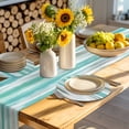 thumbnail image 4 of Turquoise Gray Round 13 Inch Placemats Set of 4, Farmhouse Abstract Gradient Aesthetic HeatResistant Non Slip Place Mats for Dining Table, Wipeable Braided Kitchen Table Mats for Housewarming, 4 of 9