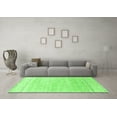 thumbnail image 3 of Ahgly Company Indoor Rectangle Solid Green Modern Area Rugs, 6' x 9', 3 of 4