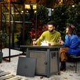 thumbnail image 2 of Outsunny Table de Foyer au Propane de 28 Pouces, avec Housse, Table de Feu de 50 000 BTU, 2 of 10