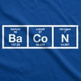 thumbnail image 2 of Mens The Chemistry Of Bacon T Shirt Funny Nerdy Graphic Periodic Table Science Graphic Tees, 2 of 7