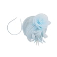 thumbnail image 2 of Vintage Fascinator Headband with Flower Mesh Ribbons and Feathers, Tea Party Hair Clip for Women, Elegant Cocktail Hat, One Size, 4.72 Inches, 1 Pc, 2 of 6