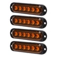 thumbnail image 4 of Luces de posición laterales para camiones, 4 piezas Luces laterales para camiones Luces laterales para camiones Luces de posición laterales Diseño elevado, 4 of 9