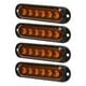 thumbnail image 4 of Luz de emergencia para camión, 4 luces laterales LED para camión, luces de emergencia para camión, luces de posición laterales para camiones, optimizadas para la excelencia, 4 of 9
