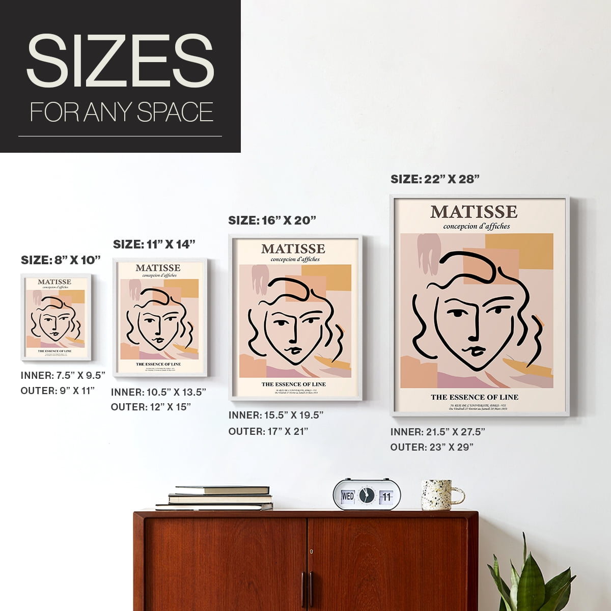 Matisse LXII Framed Print - Solid Wood