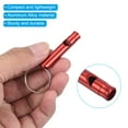 thumbnail image 4 of Uxcell Survival Whistle, 12 Pack Loud Sound Safety Whistle for Camping Hiking, Red, 4 of 5