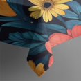 thumbnail image 2 of Pioneer Flower Floral Print Pattern Rectangle Tablecloth 60"x120",Waterproof Polyester Rectangle Table Cloth, Wipeable Spillproof Polyester Tablecloth for Dining, Camping, Indoor and Outdoor, 2 of 6