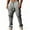 Gray, variant on Fancifize Mens Soft Fleece Sweatpant Elastic Waist Drawsting Cargo Joggers Pants Casual Athletic Running Clothes with Pocket