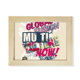 thumbnail image 1 of Graffiti Street Colorful Words Desktop Photo Frame Picture Art Decoration Painting 6x8 inch, 1 of 3