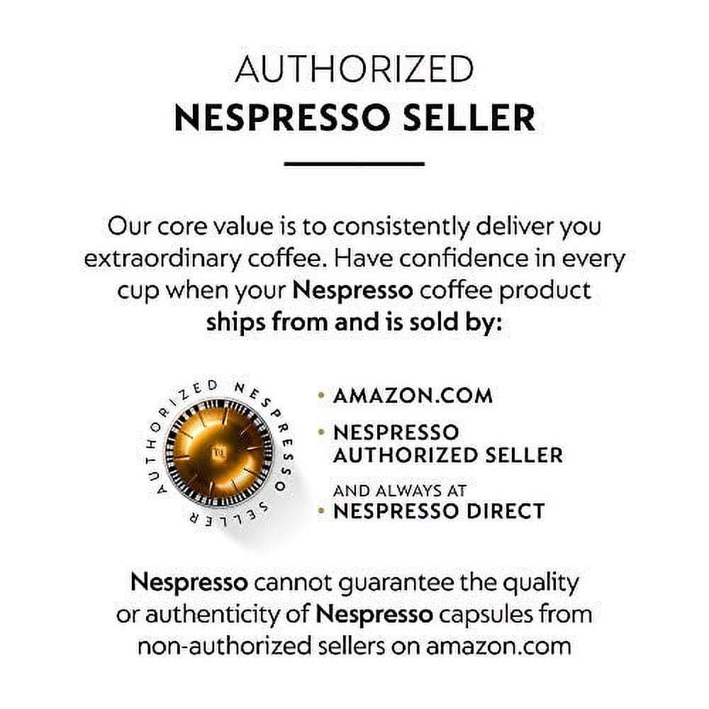 Nespresso Double Espresso Chiaro, Medium Roast Coffee Pods, 40 Ct