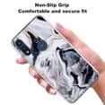 thumbnail image 3 of Motorola Moto E (2020) Case, Rosebono Bling Glitter Sparkle Black and White Marble Graphic Fashion Cute Colorful Skin Cover Shockproof Case for Motorola Moto E (2020), 3 of 5