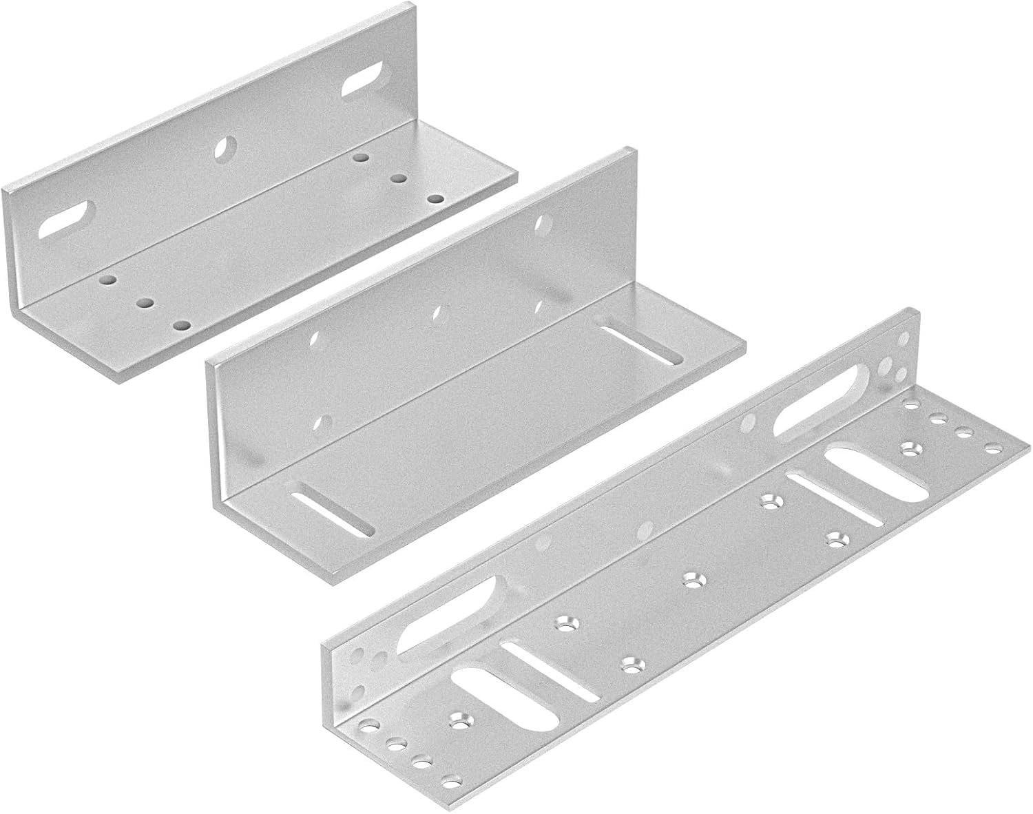 JJEAN-Z and L Bracket for 280KG 600LBS Holding Force Electromagnet Lock Single Door Access Control Electric Magnetic Door Lock