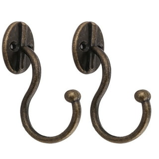 10pcs Hooks Bronze Retro Cast Iron Old Style Industrial Vintage